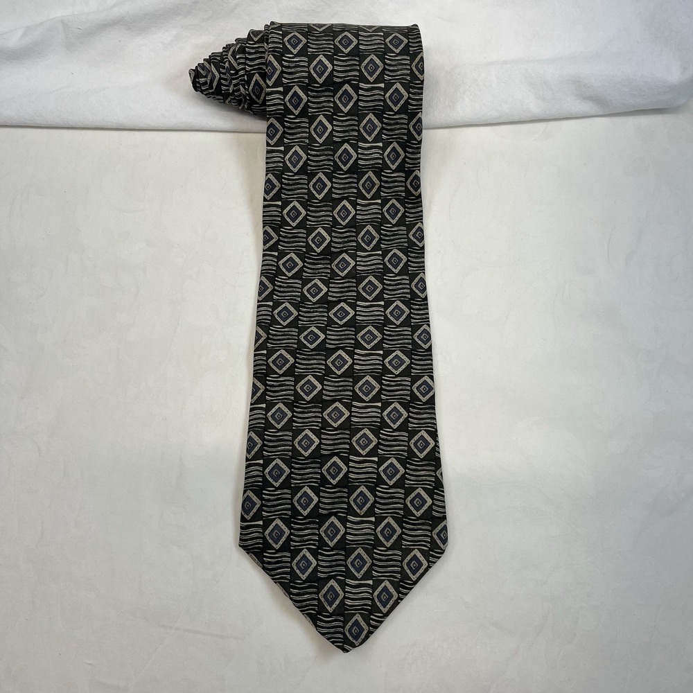 Daniel Hechter Men's Patterned‎ Silk Vintage  Neck Tie 57"